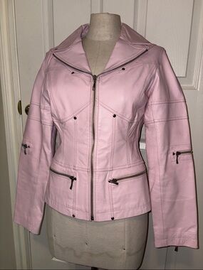 Vintage pink Oscar Leopold jacket